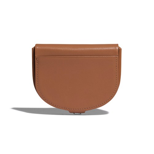 [22SS]FENNEC HALFMOON CARD POCKET - TAN BROWN