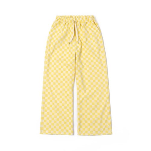 BANDING WIDE PANTS ( Yellow)